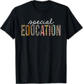 Special education Leopard Print Funny Appreciation Apparel Trending US Best Seller Look