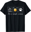 Sewing I'm A Simple Woman Coffee Knitting Dogs Knitter Girl Yarn Supply | Trending 2025 | High CTR Title