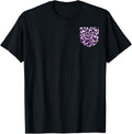 Purple Leopard Print Pocket Design a wild cat lover T Shirt for Men Women T Shirt High Search Demand Everyday Wear
