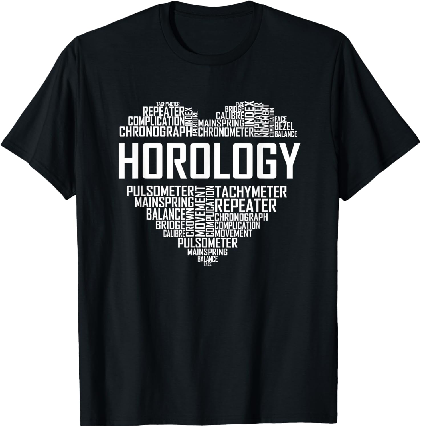 Horology Heart Horologist Watchmaker Expert Clock Maker Apparel | US Viral Style | Comfort Daily Wear