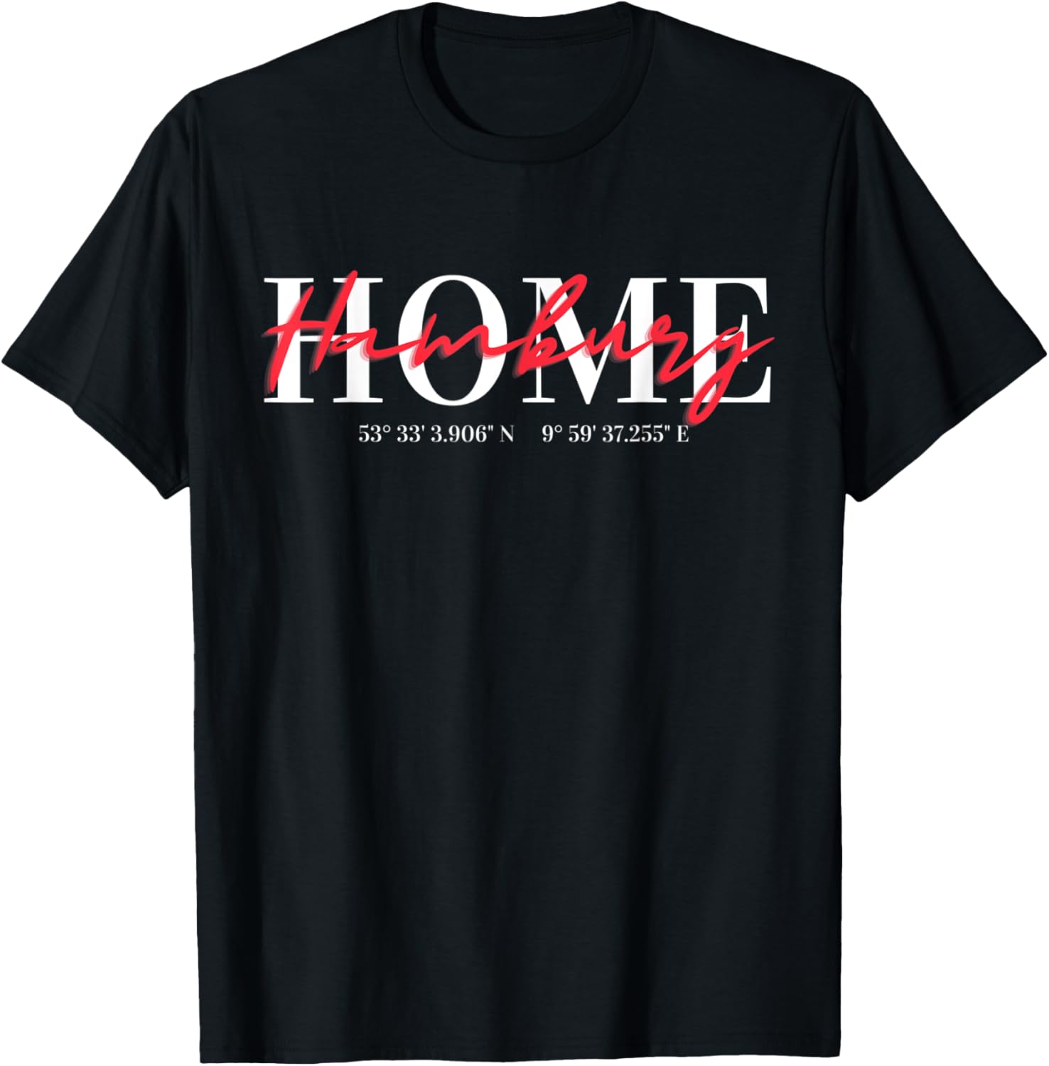 Hamburg home place city coordinates home city coordinates Apparel | US Viral Pick | Daily Wear Essential
