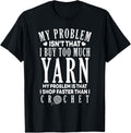 I Shop Faster Than I Crochet Crocheting Funny Yarn Lover Yarn Supply | Viral US Pick | Perfect for Crafters