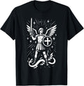 Saint Michael the Archangel Defend Us in Battle Catholic St Apparel | Viral Streetwear Style