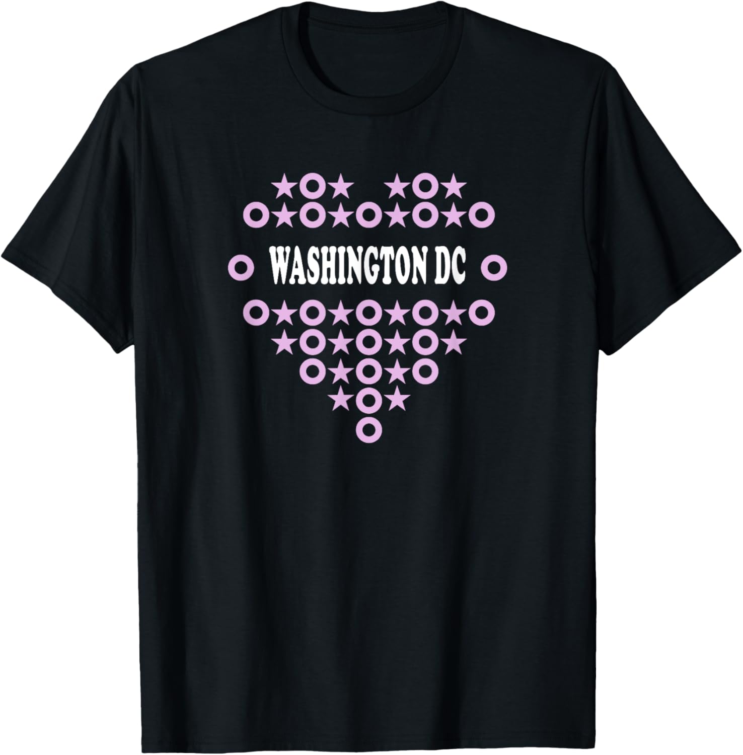 Washington DC Pink Heart A Great Place Apparel | Top Conversion Title | Aesthetic Casual Look