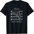 Pizza and Music Musician Hobby Pizza Maker Apparel | High Search Volume | Aesthetic Fit