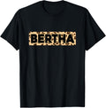 Funny Bertha Leopard Print Personalized Name Bertha Apparel Viral TikTok Find Fan Favorite