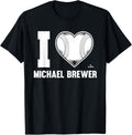 I Heart Michael Brewer Prospect Baseball Fan Gear Apparel | Everyday Casual Wear