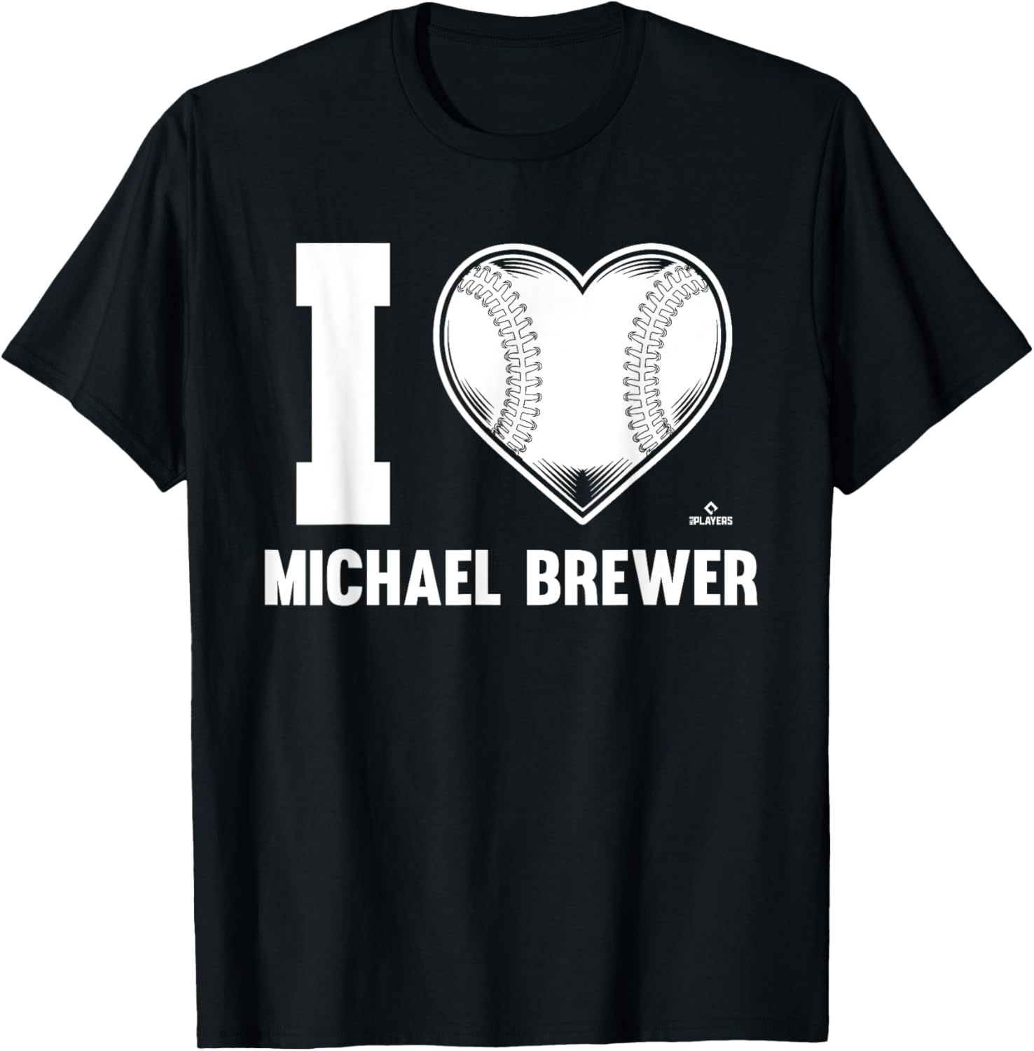 I Heart Michael Brewer Prospect Baseball Fan Gear Apparel | Everyday Casual Wear