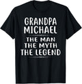 Grandpa MICHAEL The Man The Myth The Legend Apparel | Viral Streetwear Style