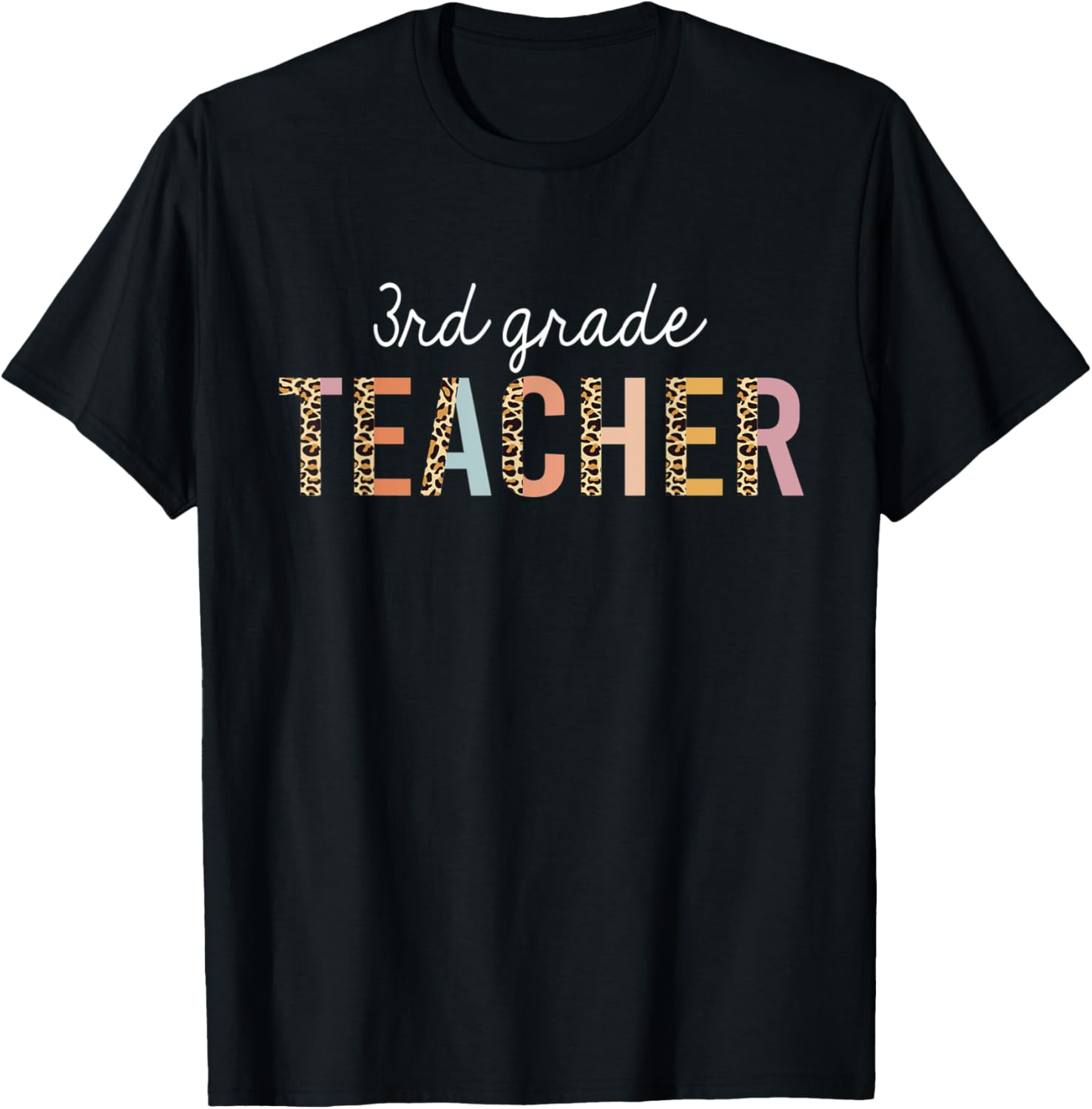 Leopard 3rd Grade Teacher Cute Back to School Supplies Women Apparel Viral TikTok Find Fan Favorite