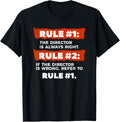 Rule Number One The Director Is Always Right Filmmaker Apparel | Best Seller Pick | Comfort Daily Wear