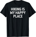 Hiking Is My Happy Place camping retro vintage Apparel | Trending 2025 | Aesthetic Casual Look