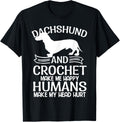 Dachshund-dog and crochet funny crocheting yarn-grandma Yarn Supply | Premium Quality | Best Seller Choice