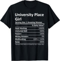 UNIVERSITY PLACE GIRL WA WASHINGTON Funny City Home Gift Apparel | Top Conversion Title | Daily Wear Essential