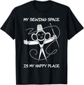 Dressmaker Scissor Fabrician Tailor Sewing Happly Place Apparel | US Viral Pick | Daily Wear Essential