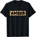 Funny Amber Leopard Print Personalized Name Amber Apparel Comfort Fit Hot Right Now