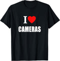I Love Cameras For Photographers Vloggers Video Makers Apparel | Trending 2025 | Comfort Daily Wear