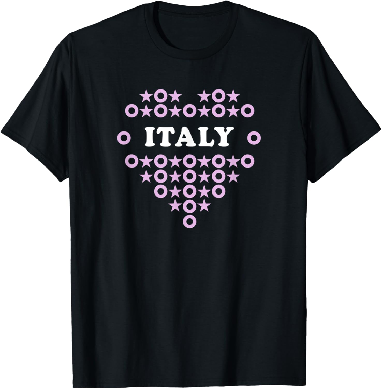 Italy Pink Heart A Great Place Apparel | Premium Quality | Top Rated Comfort