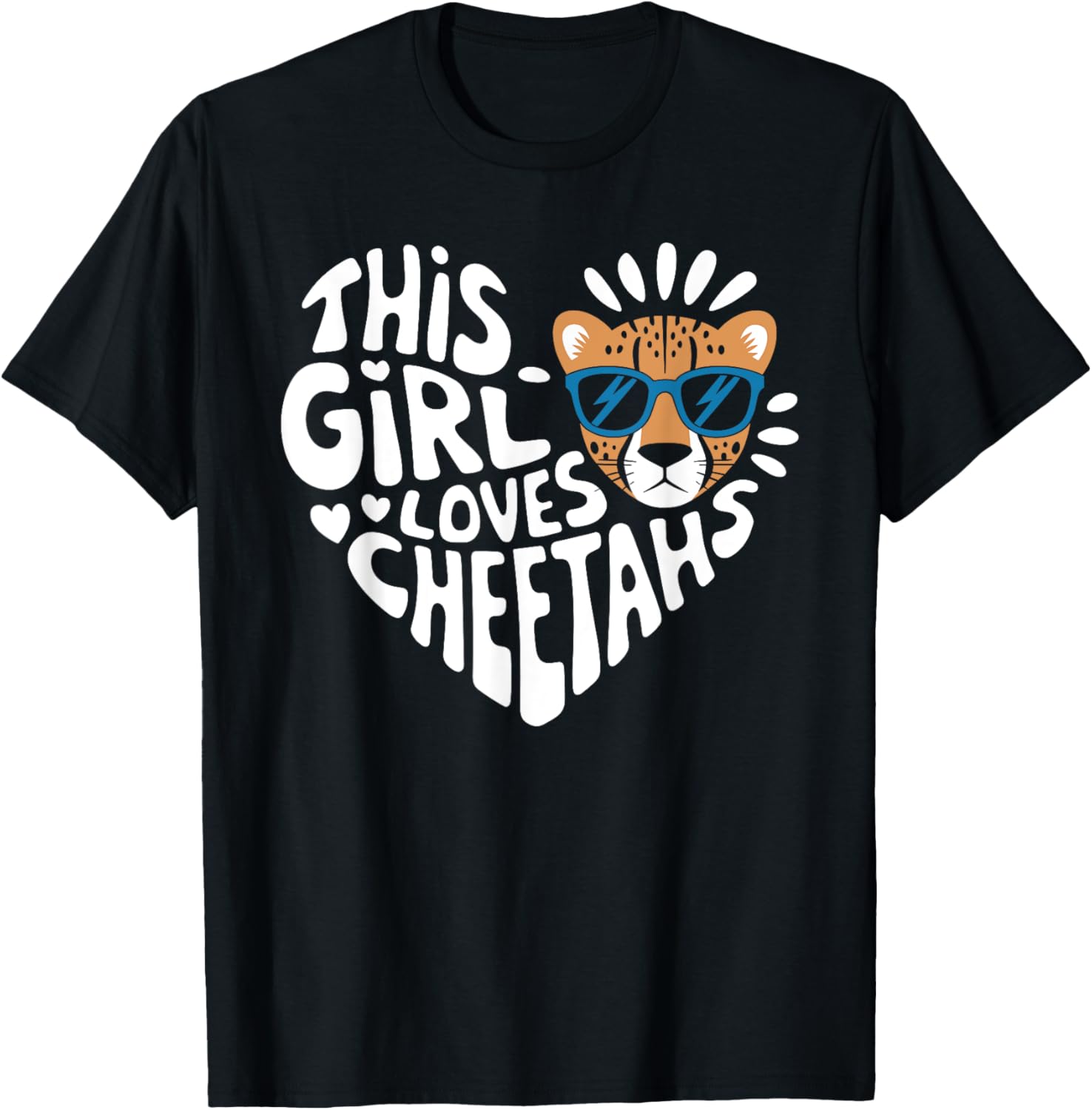 This Girl Loves Cheetahs Cute Cheetah for Girls Apparel High Search Demand Everyday Wear