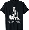 Vacuum Clean Freak Homemaker Funny Apparel | US Viral Style | Must-Have Style