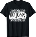 Bulldogs Mascot Distressed School Sports Fan Team Spirit Apparel Comfort Fit Best Seller Look
