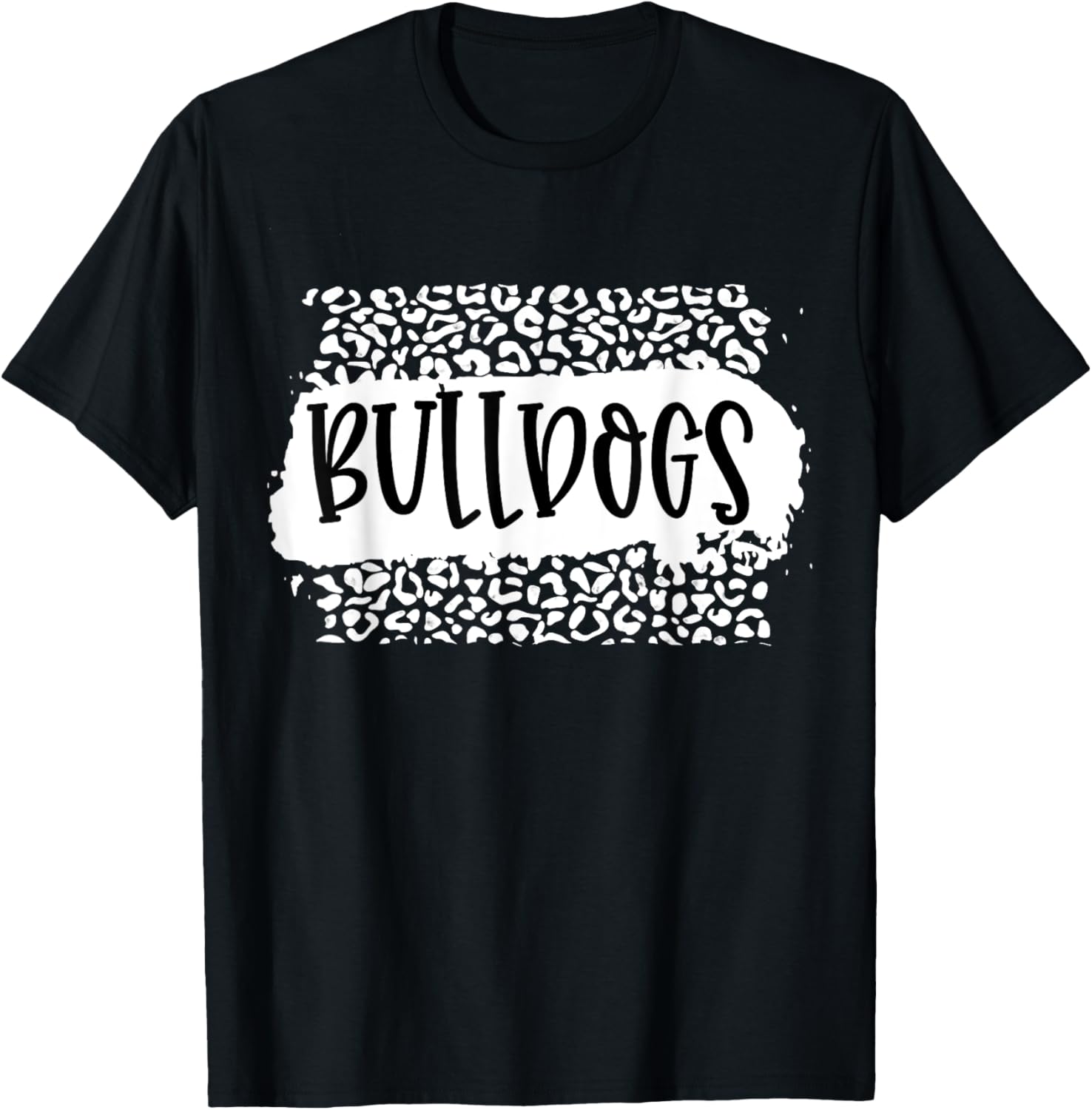 Bulldogs Mascot Distressed School Sports Fan Team Spirit Apparel Comfort Fit Best Seller Look