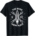 The river is my happy place Kayak kayak canoe Apparel | Premium Quality | Daily Wear Essential