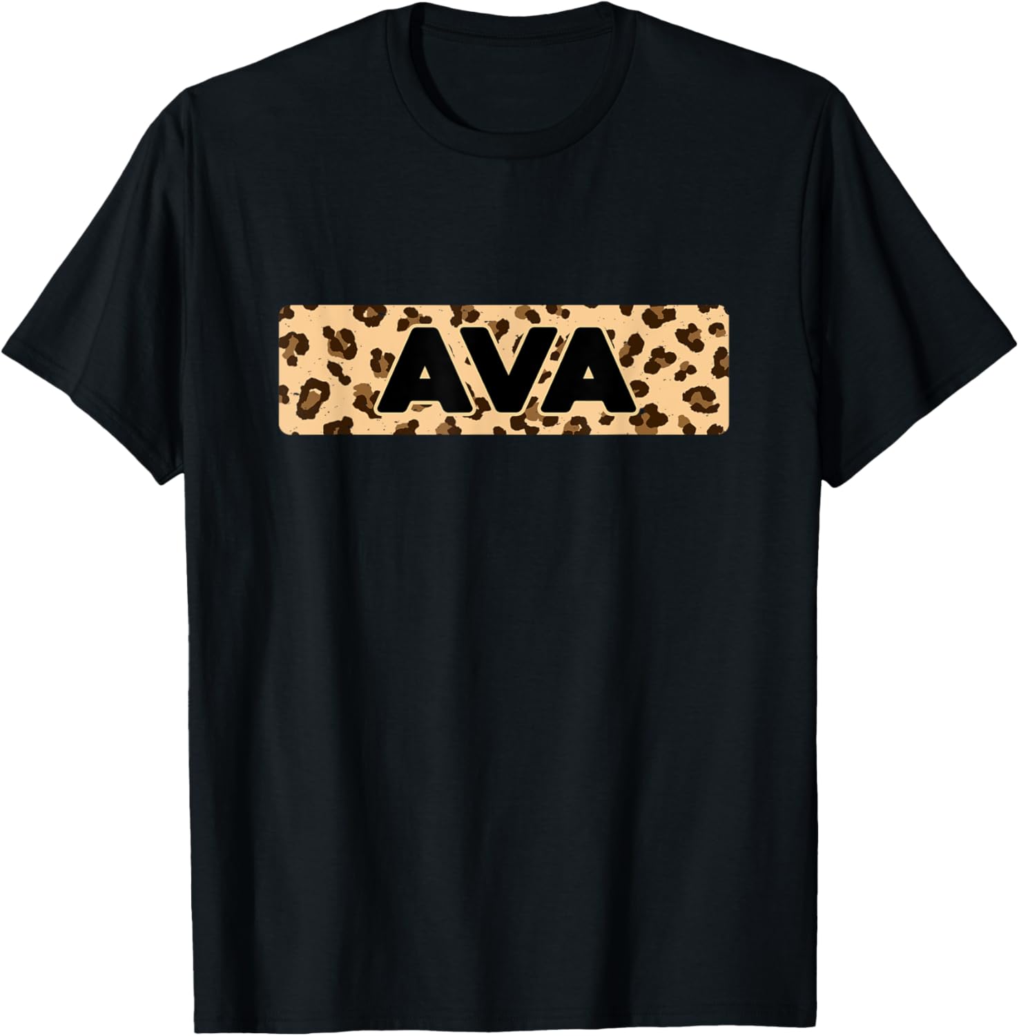 Funny Ava Leopard Print Personalized Name Ava Apparel Trending US Gift Ready