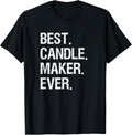 Candle Making T-Shirt - Funny Candle Best Maker T-Shirt | Premium Quality | Aesthetic Fit