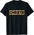 Funny Christie Leopard Print Personalized Name Christie Apparel High Search Demand Best Seller Look