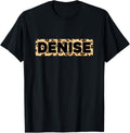 Funny Denise Leopard Print Personalized Name Denise Apparel High Search Demand Everyday Wear