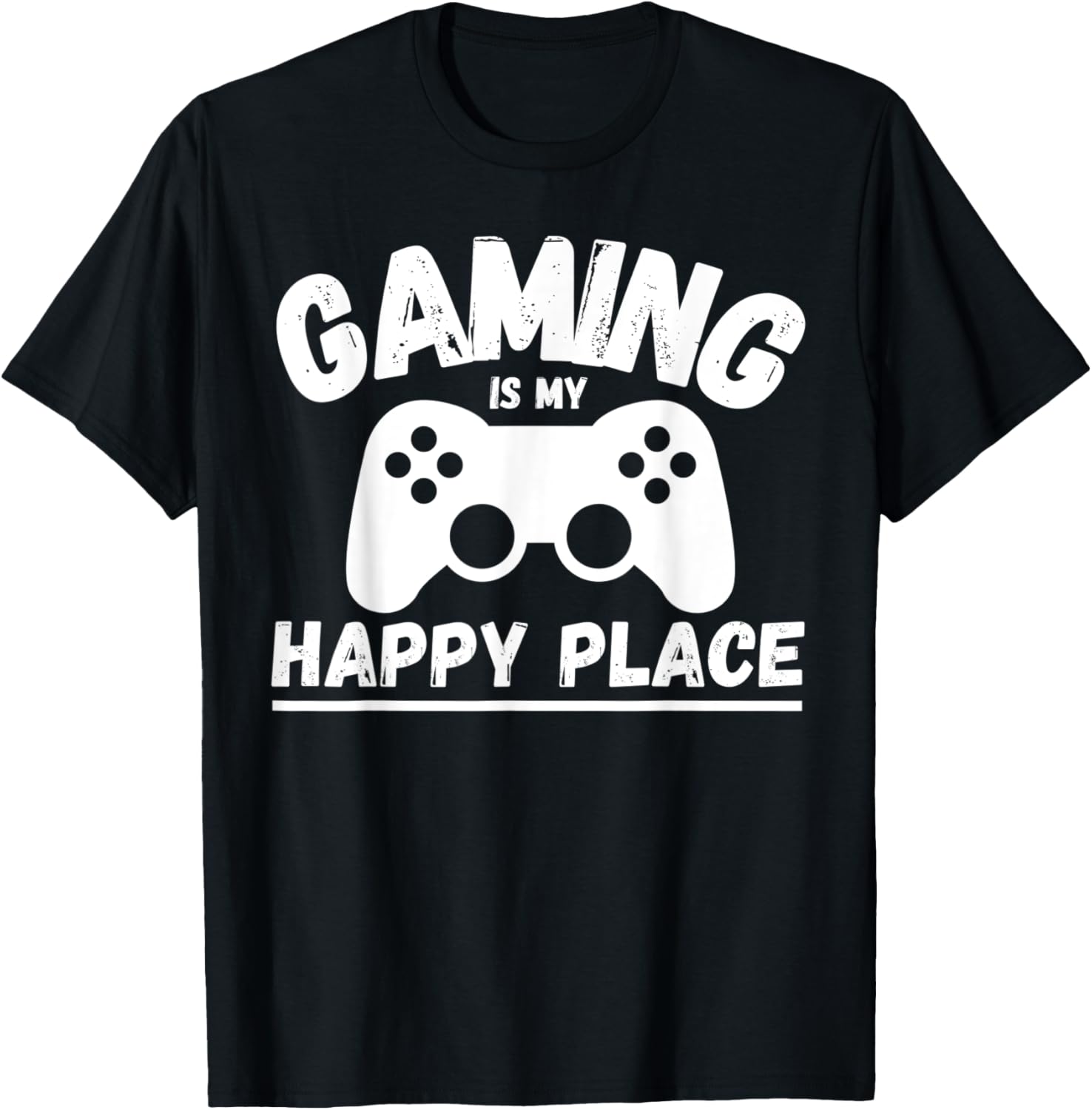 Gaming Is My Happy Place Gamer Apparel | Google Shopping Optimized | Customer Favorite