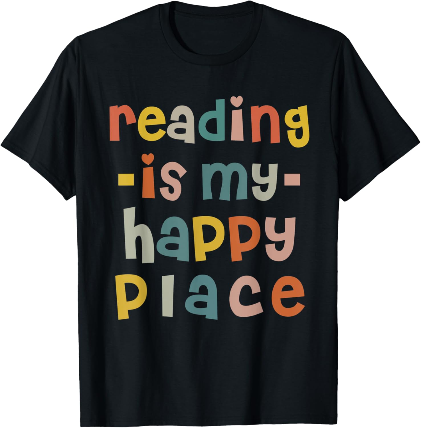 Reading is My Happy Place Book Nerd Lovers Reading Vintage Apparel | High Search Volume | High CTR Boost