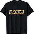 Funny Candy Leopard Print Personalized Name Candy Apparel High Search Demand Best Seller Look