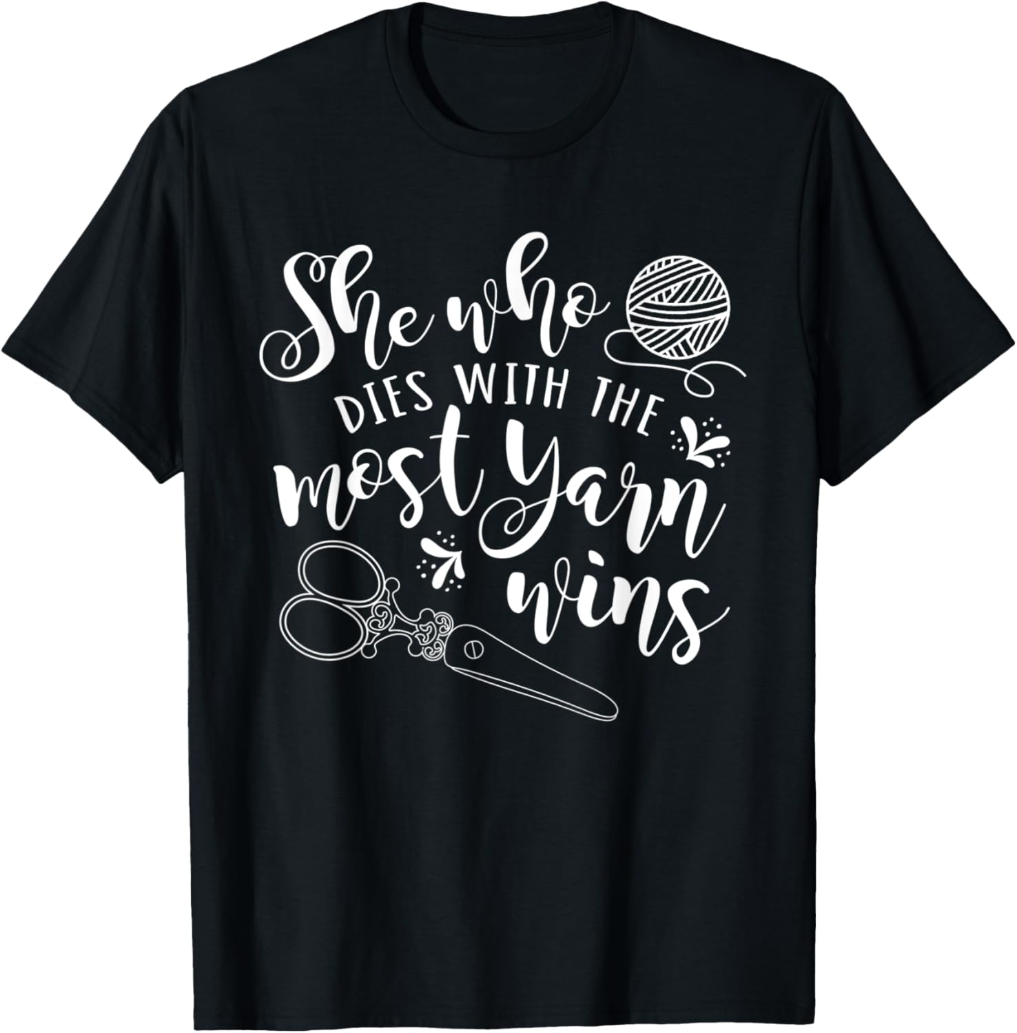 She Who Dies With the Most Yarn Wins - Knitter Yarn Supply | High Search Volume | High CTR Title