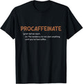 Procaffeinate Funny Barista Coffee Maker Definition Apparel | US Viral Style | Comfort Daily Wear