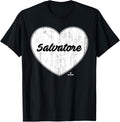 Distressed Heart Michael Salvatore Prospect Baseball Fan Apparel | Viral Streetwear Style