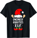 Robotics Engineer Elf Christmas Holiday Season Robot Maker Apparel | US Viral Style | Perfect Gift Idea