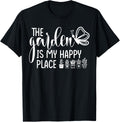 The Garden Is My Happy Place Gardener Plant Lover Womens Apparel | Bestseller Style | Top Rated Comfort