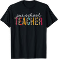 Pre School Teacher Life Leopard Educator Appreciation T Shirt for Men Women T Shirt Premium Print Best Seller Look