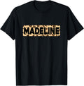 Funny Madeline Leopard Print Personalized Name Madeline Apparel Comfort Fit Gift Ready
