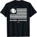Flag Stripes Michael Petersen Prospect Baseball Fan Gear Apparel | Viral Streetwear Style