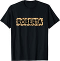 Funny Roberta Leopard Print Personalized Name Roberta Apparel High Search Demand Fan Favorite