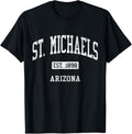 St. Michaels Arizona AZ JS04 Vintage Athletic Sports Apparel | Everyday Casual Wear