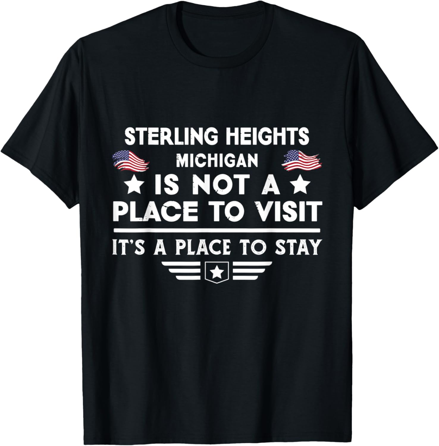 Sterling Heights Michigan Place to stay USA Town Home City Apparel | Google Shopping Optimized | Daily Wear Essential