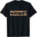 Funny Margaret Leopard Print Personalized Name Margaret Apparel Comfort Fit US Top Pick