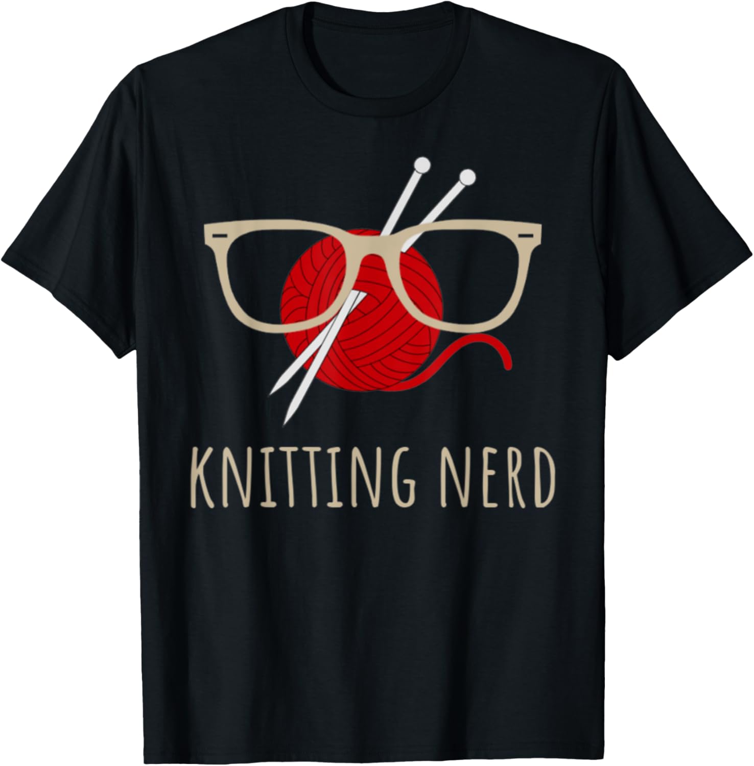 Knitting Nerd Funny Grandma Mom Knit Needles Yarn Lover Gift Yarn Supply | Premium Quality | Customer Favorite