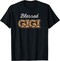 Blessed GiGi Leopard Cheetah Animal Print Proud GrandMother Apparel Streetwear Style Gift Ready