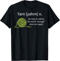 Yarn Noun definition Funny Knitting crochet knitting Outfit Yarn Supply | Trending 2025 | Customer Favorite