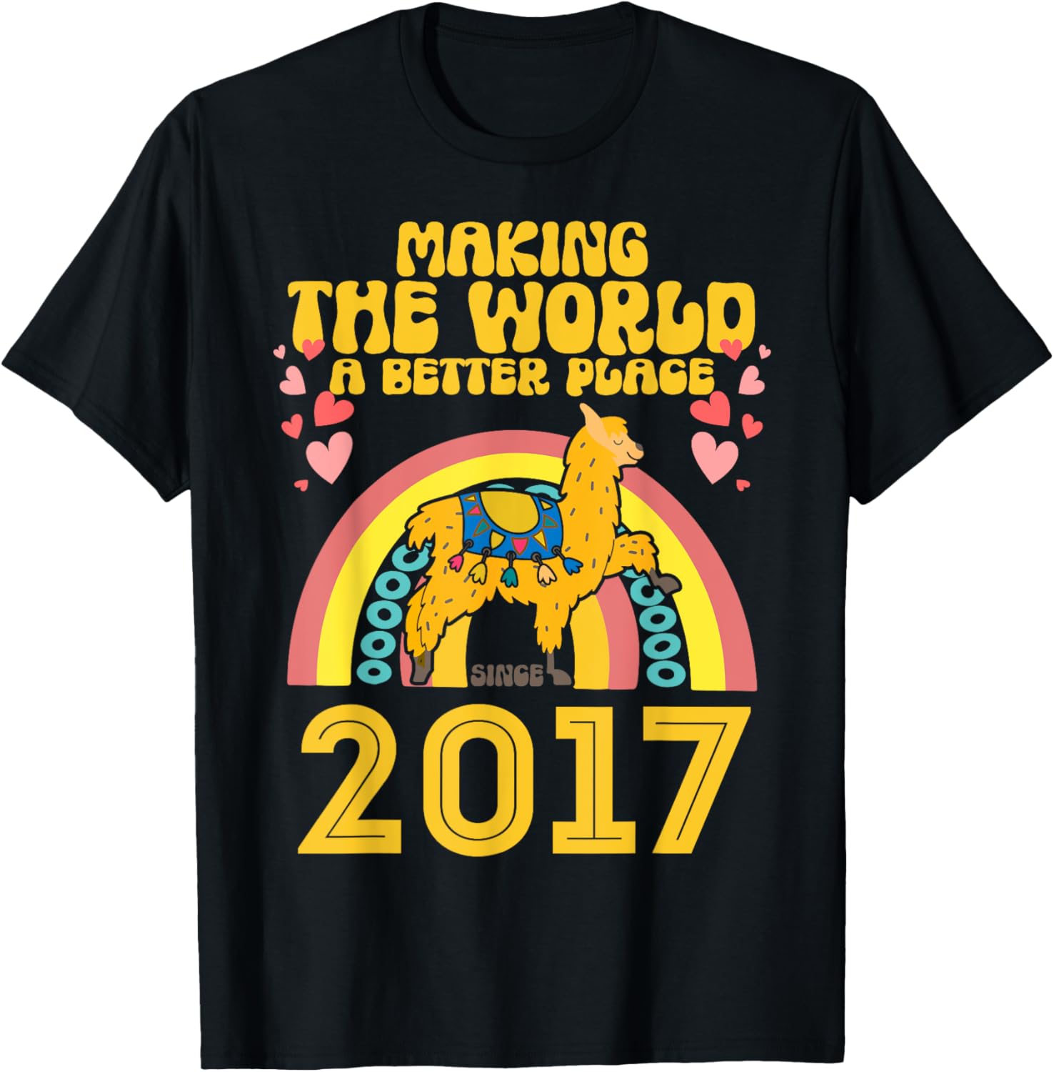 6 Birthday Making the world a better place since 2017 Apparel | Bestseller Style | Daily Wear Essential